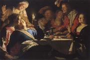 Gerrit van Honthorst Frobliche company china oil painting reproduction